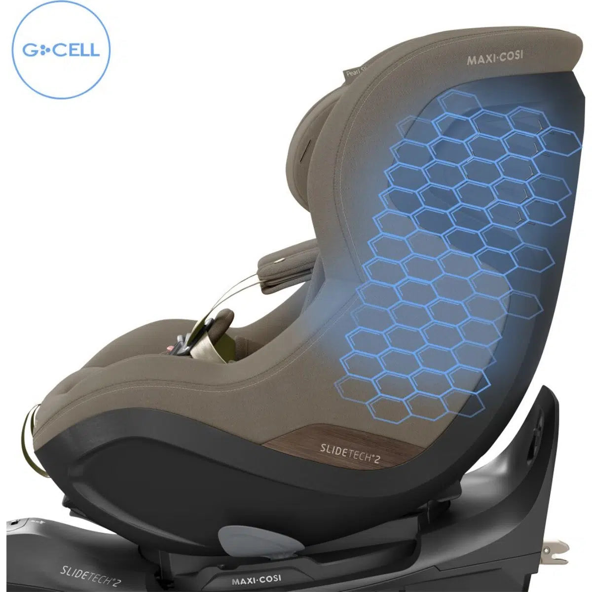 Maxi Cosi Pearl Slide Pro 2026 Car Seat - Authentic Truffle