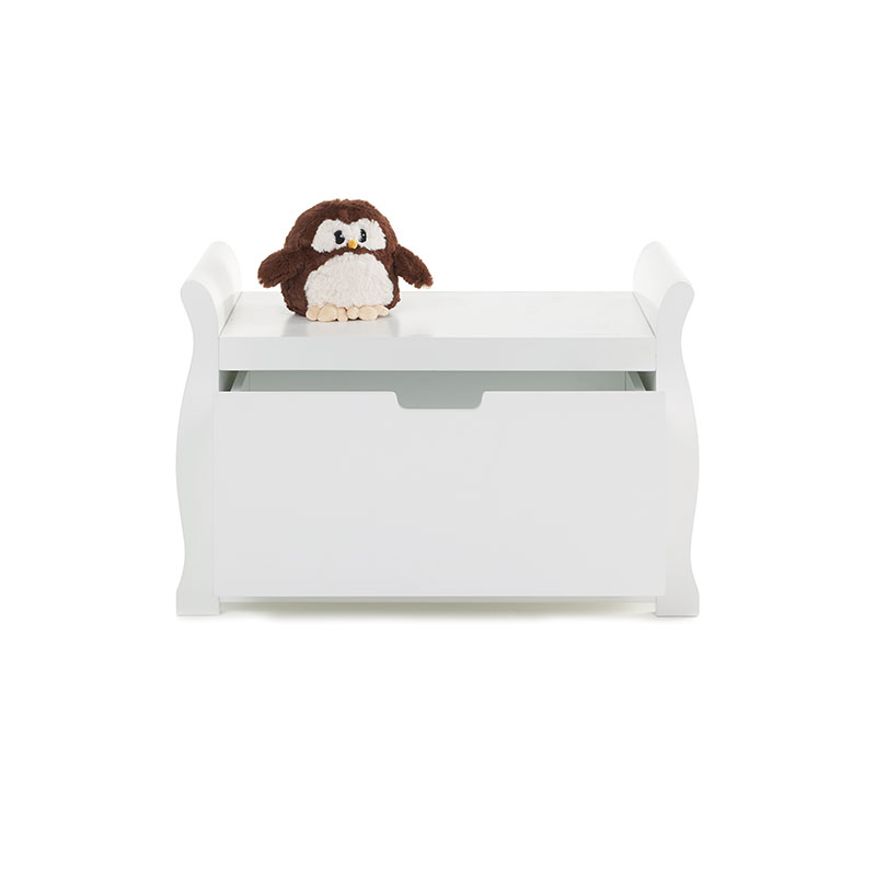 Obaby Stamford Toy Box - White - drawer open