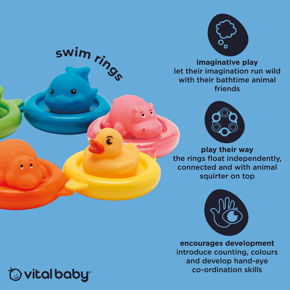 Vital Baby Splash Bath Toy Swim Rings