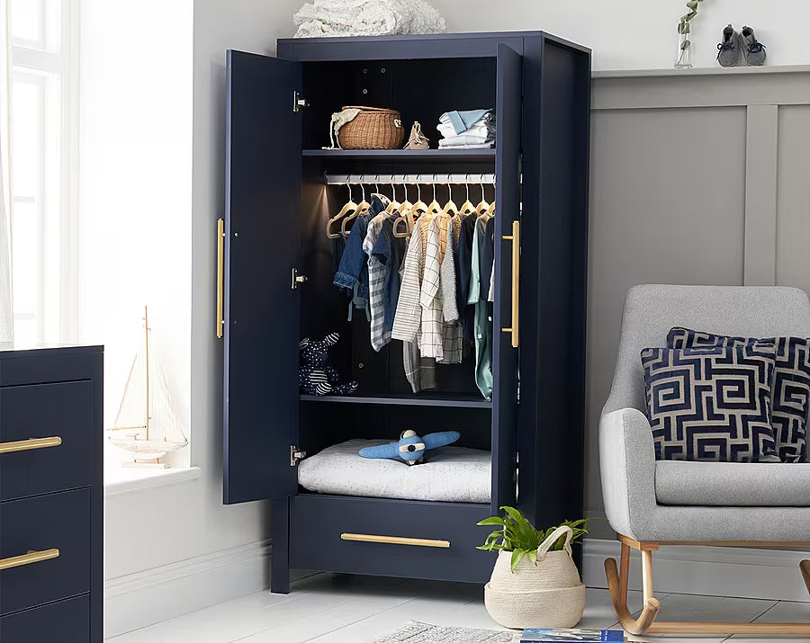 Tutti Bambini Tivoli Wardrobe - Navy