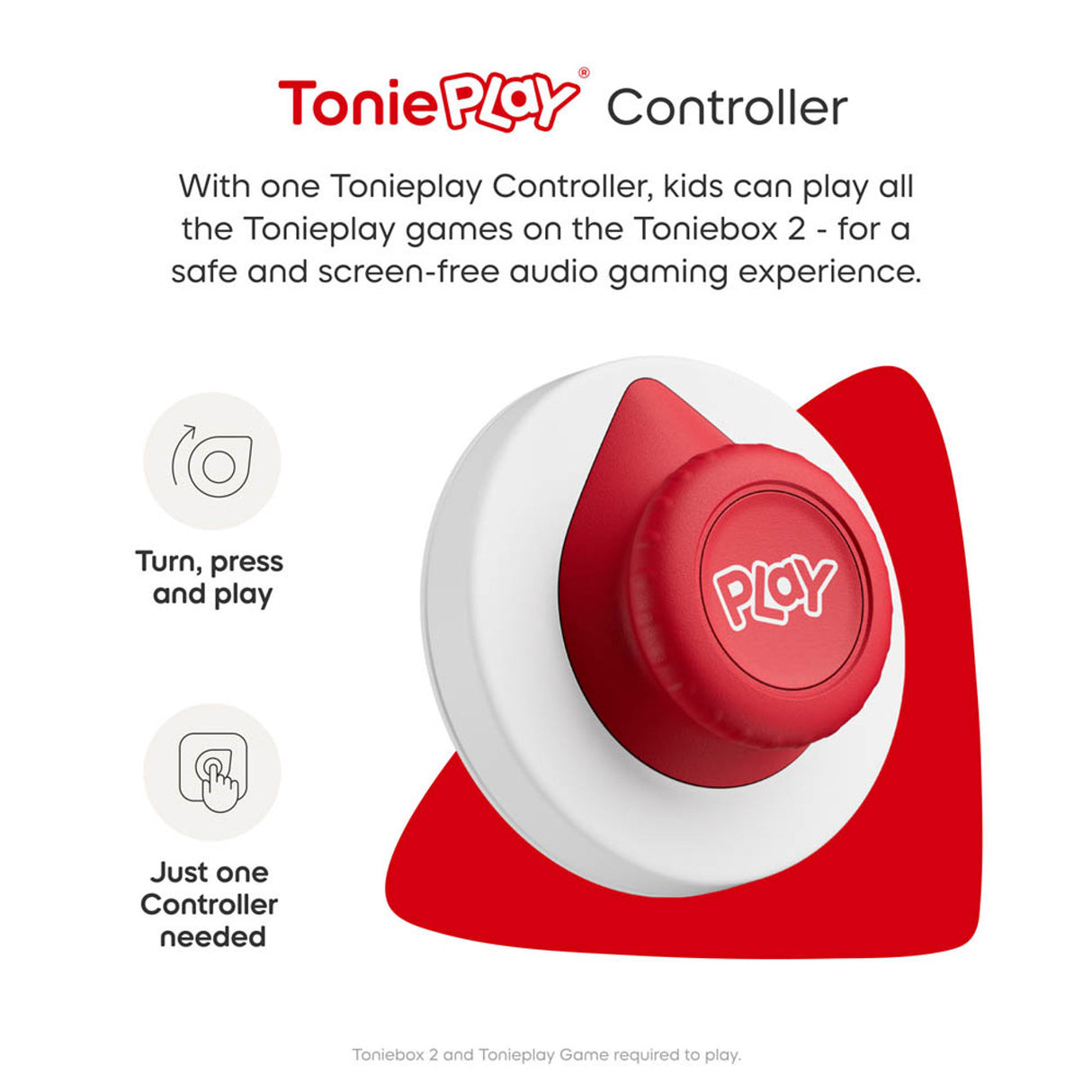 Toniebox 2 Tonieplayer Controller - Sunset Red