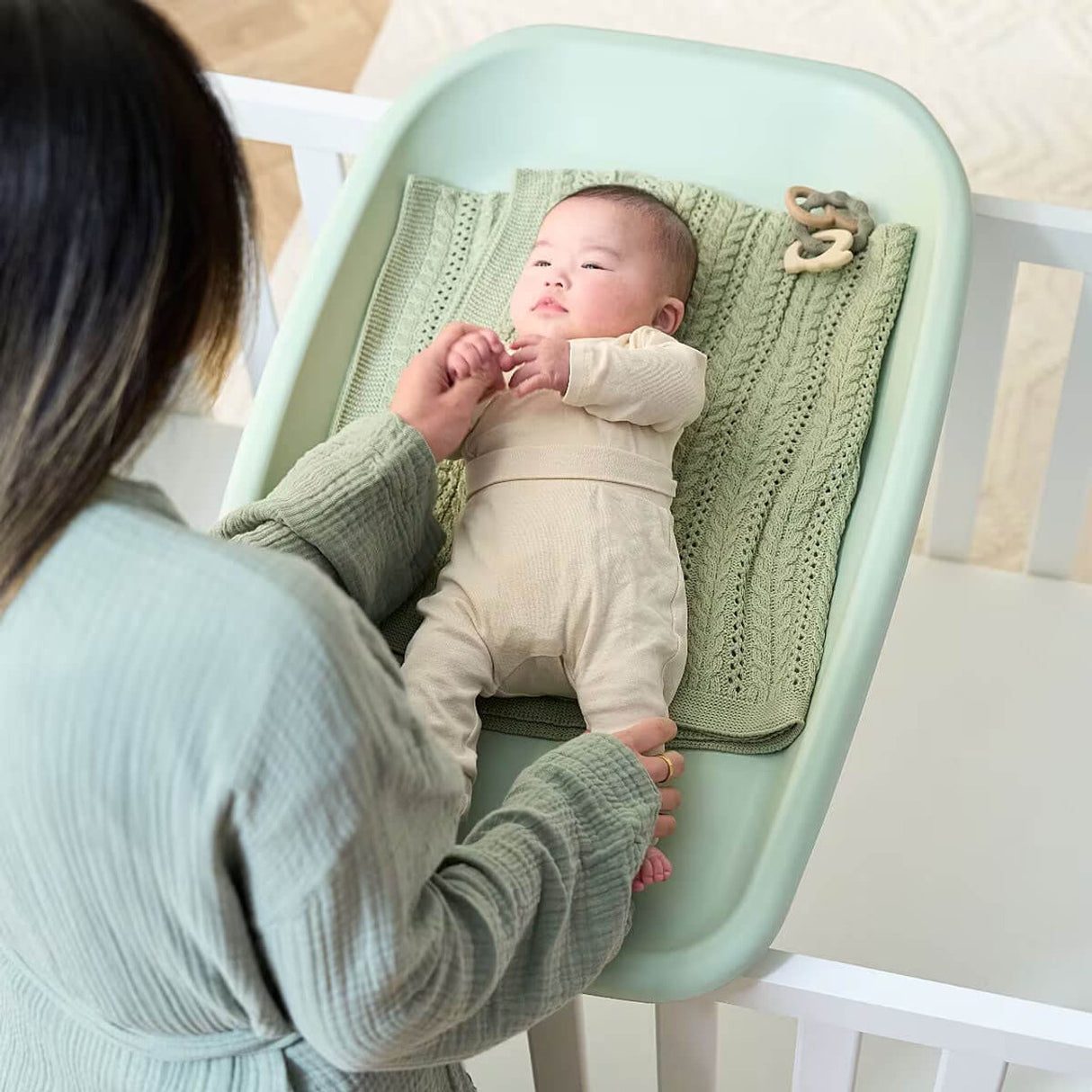 Tutti Bambini Cushi Universal Baby Changing Mat - Leaf