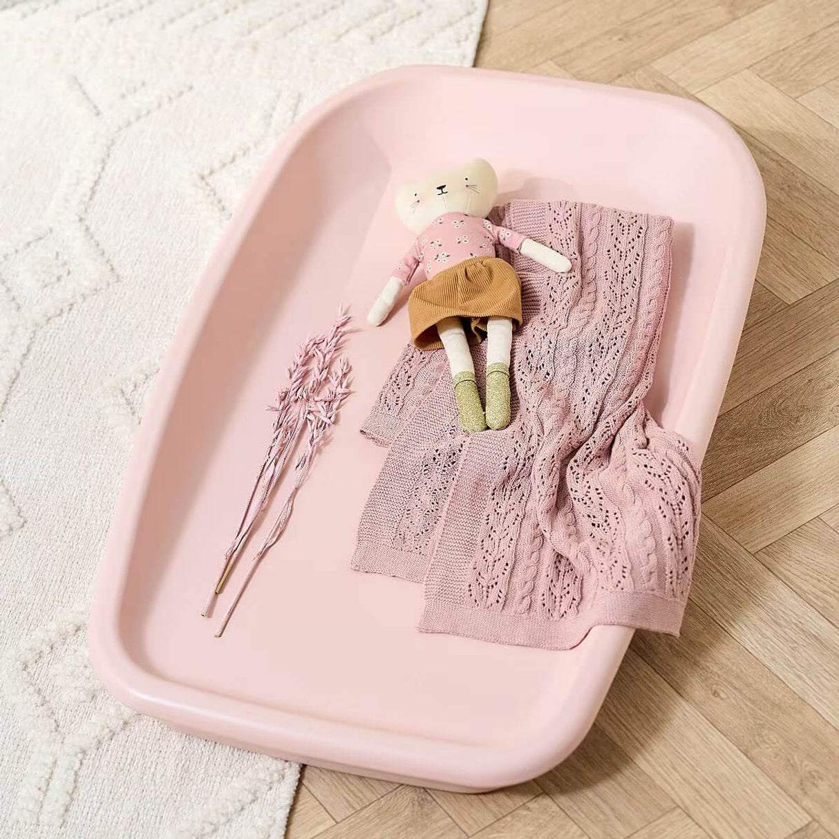 Tutti Bambini Cushi Universal Baby Changing Mat - Petal