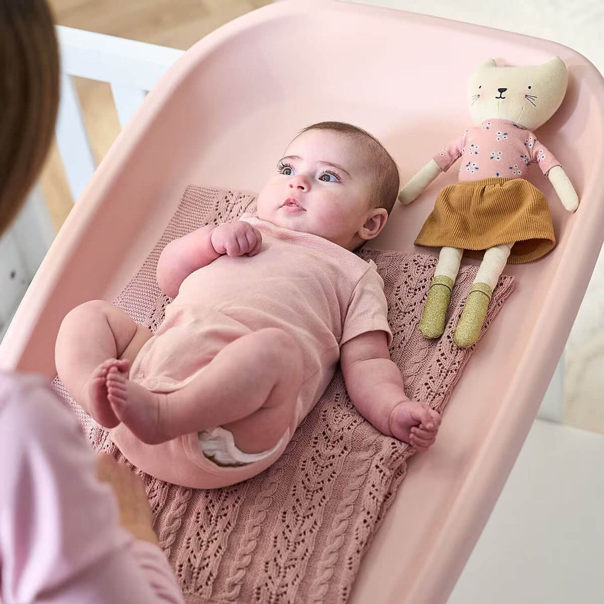 Tutti Bambini Cushi Universal Baby Changing Mat - Petal