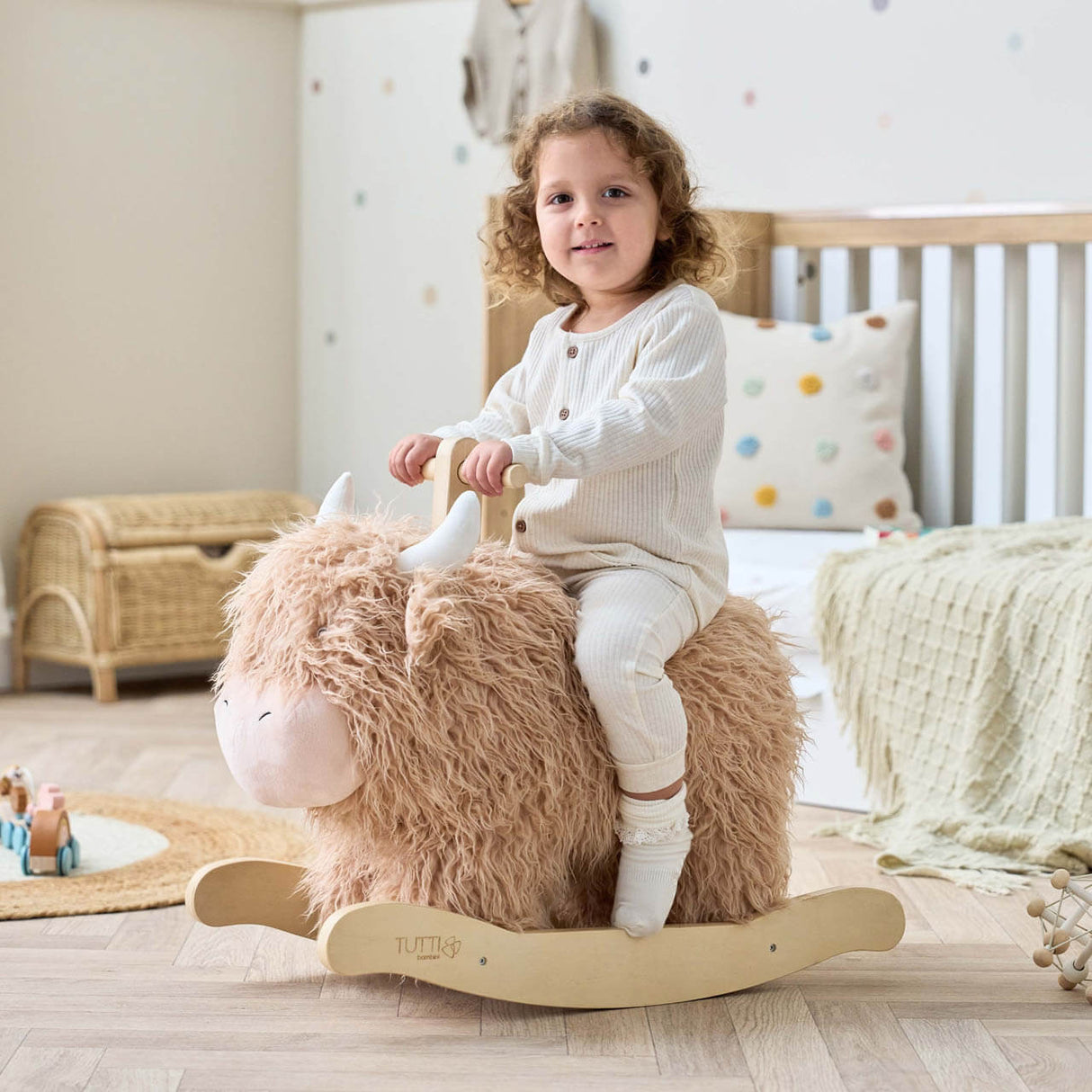 Tutti Bambini Baby Rocking Toy - Douglas the Highland Cow