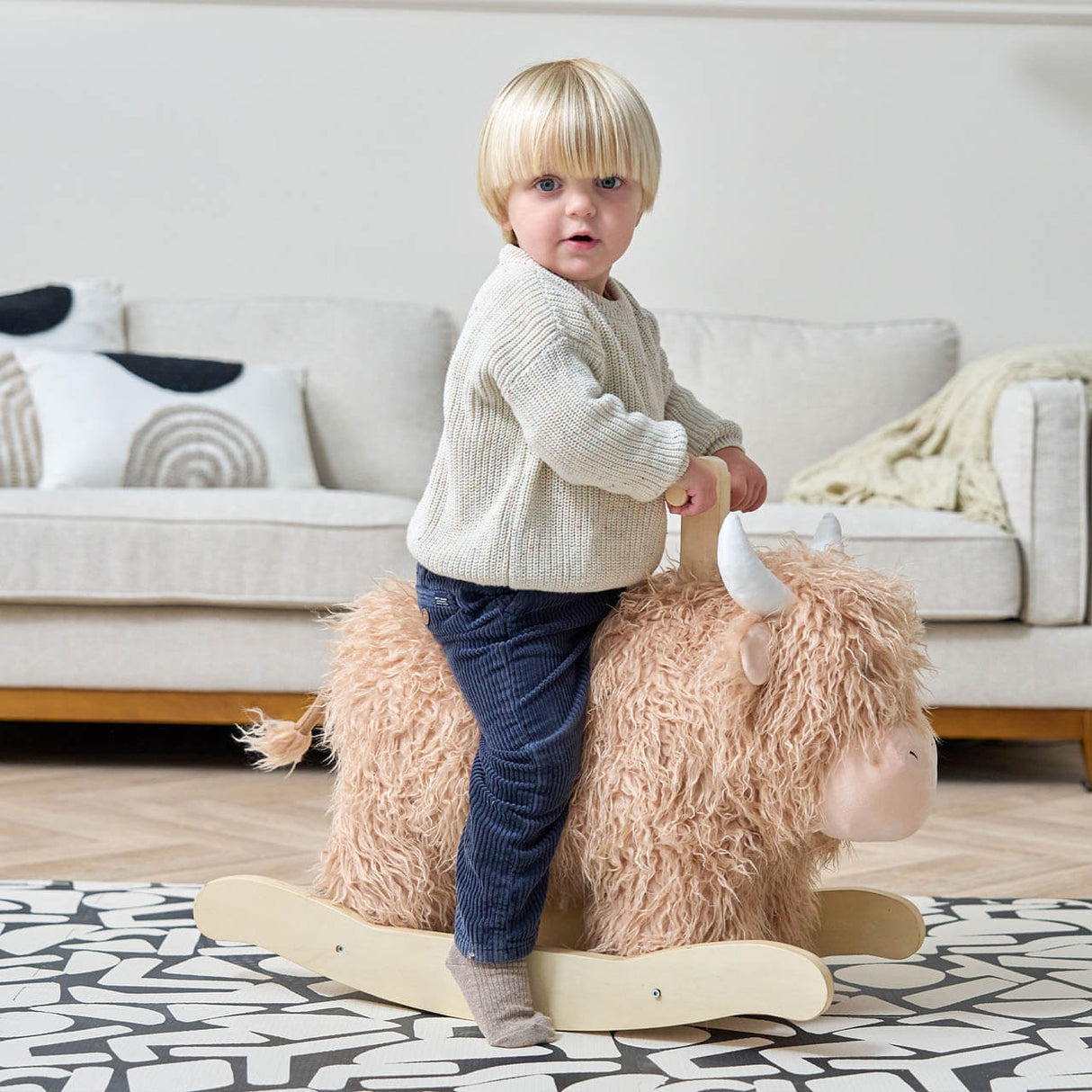 Tutti Bambini Baby Rocking Toy - Douglas the Highland Cow