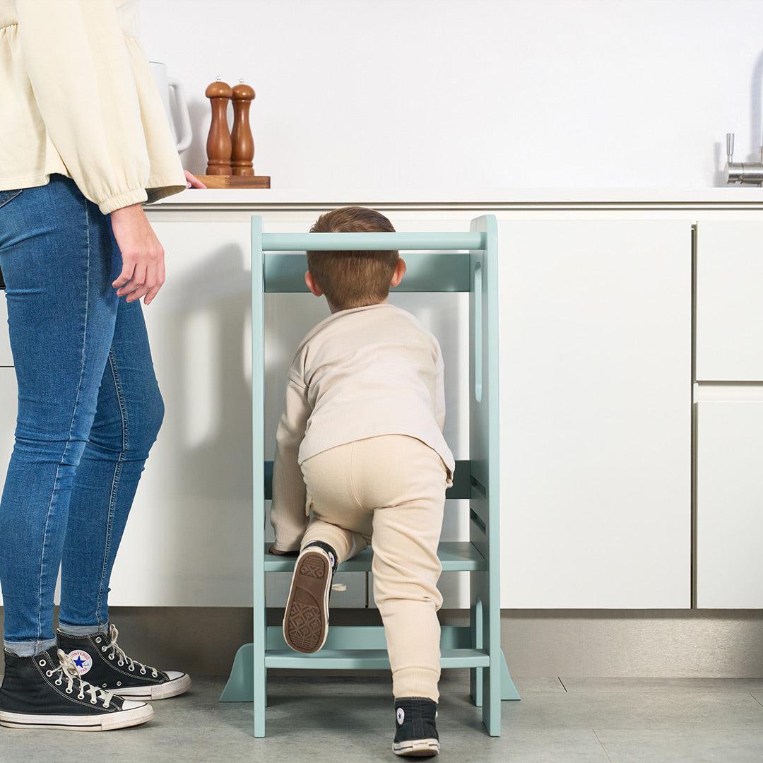 Tutti Bambini Helping Hands Montessori Toddler Learning Tower - Ocean Stone