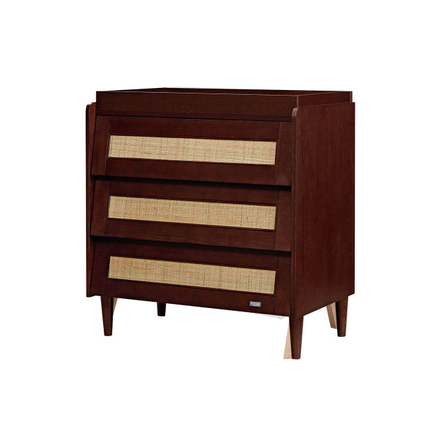 Tutti Bambini Japandi Dresser / Chest Changer - Warm Walnut