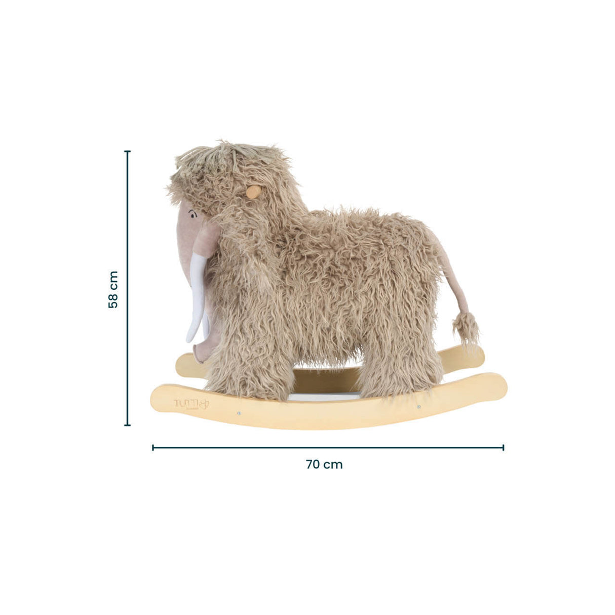 Tutti Bambini Baby Rocking Toy - Mimi the Woolly Mammoth