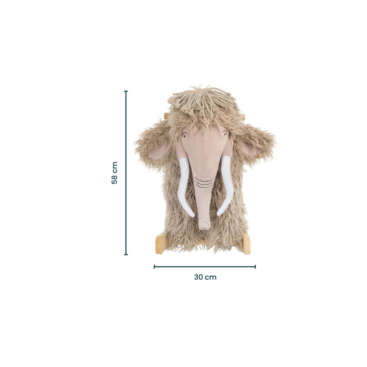 Tutti Bambini Baby Rocking Toy - Mimi the Woolly Mammoth