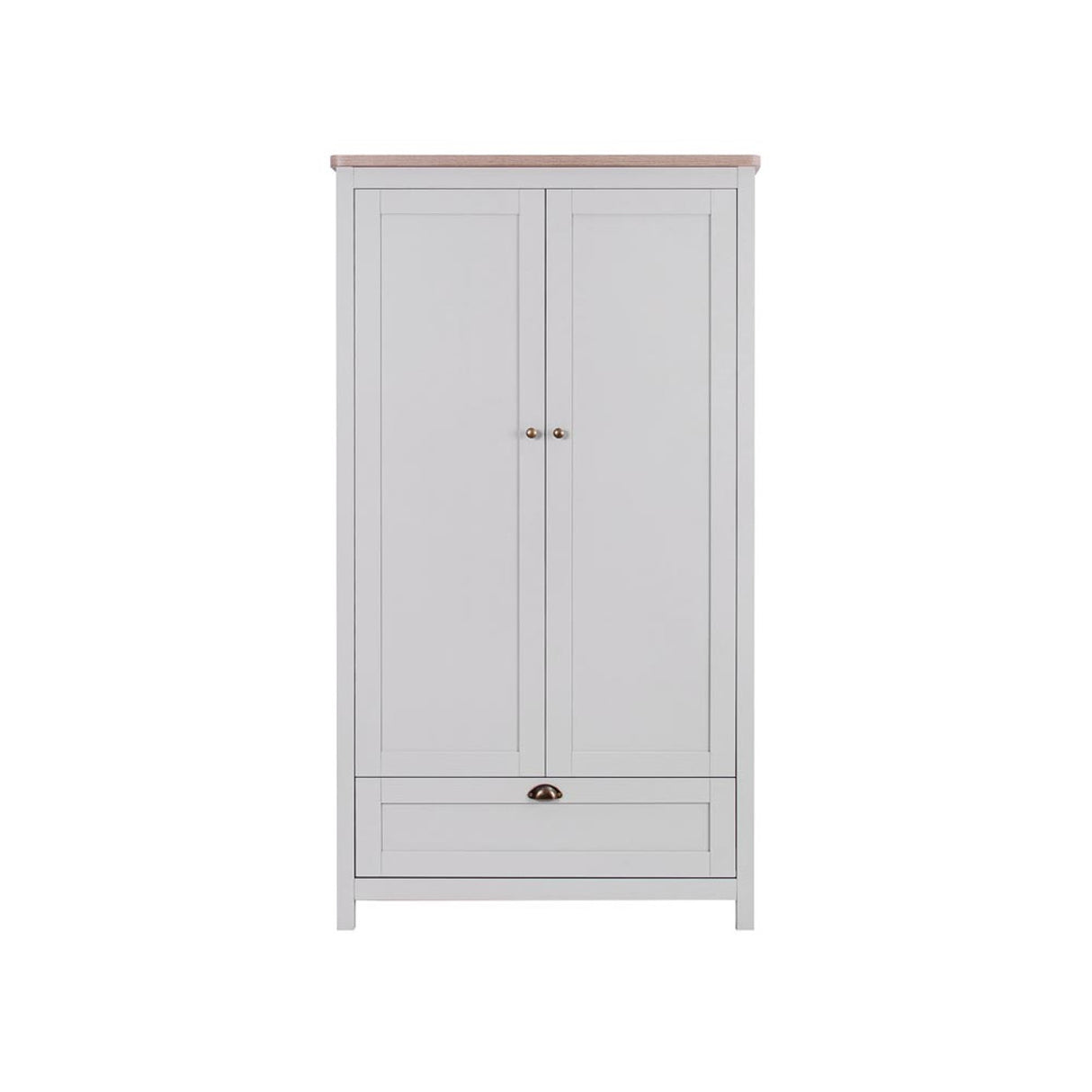 Tutti Bambini Verona Wardrobe - Dove Grey / Oak