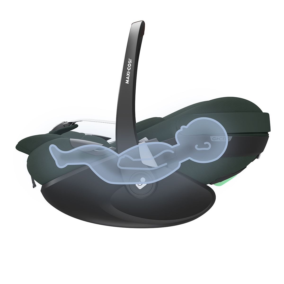 Maxi-Cosi Pebble 360 PRO2 i-Size Infant Car Seat - Twillic Green