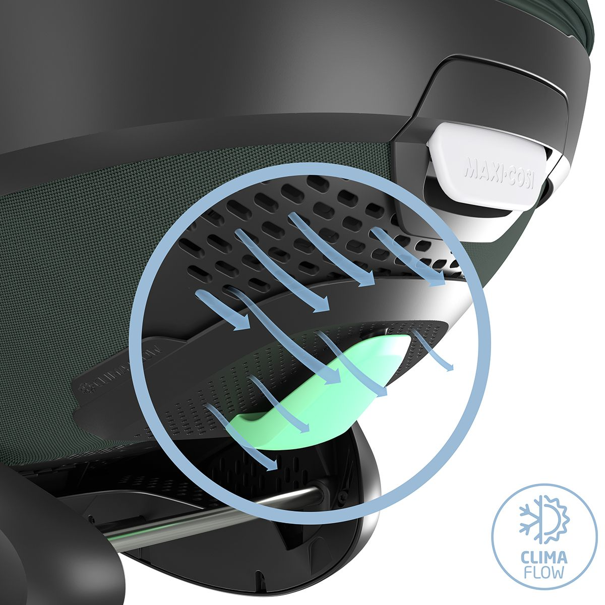 Maxi-Cosi Pebble 360 PRO2 i-Size Infant Car Seat - Twillic Green