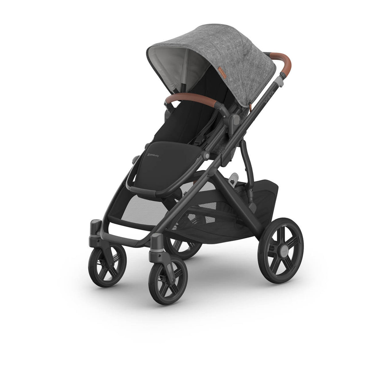 UPPAbaby VISTA V3 Travel System with BeSafe Go Beyond Car Seat and ISOFIX Base - Greyson