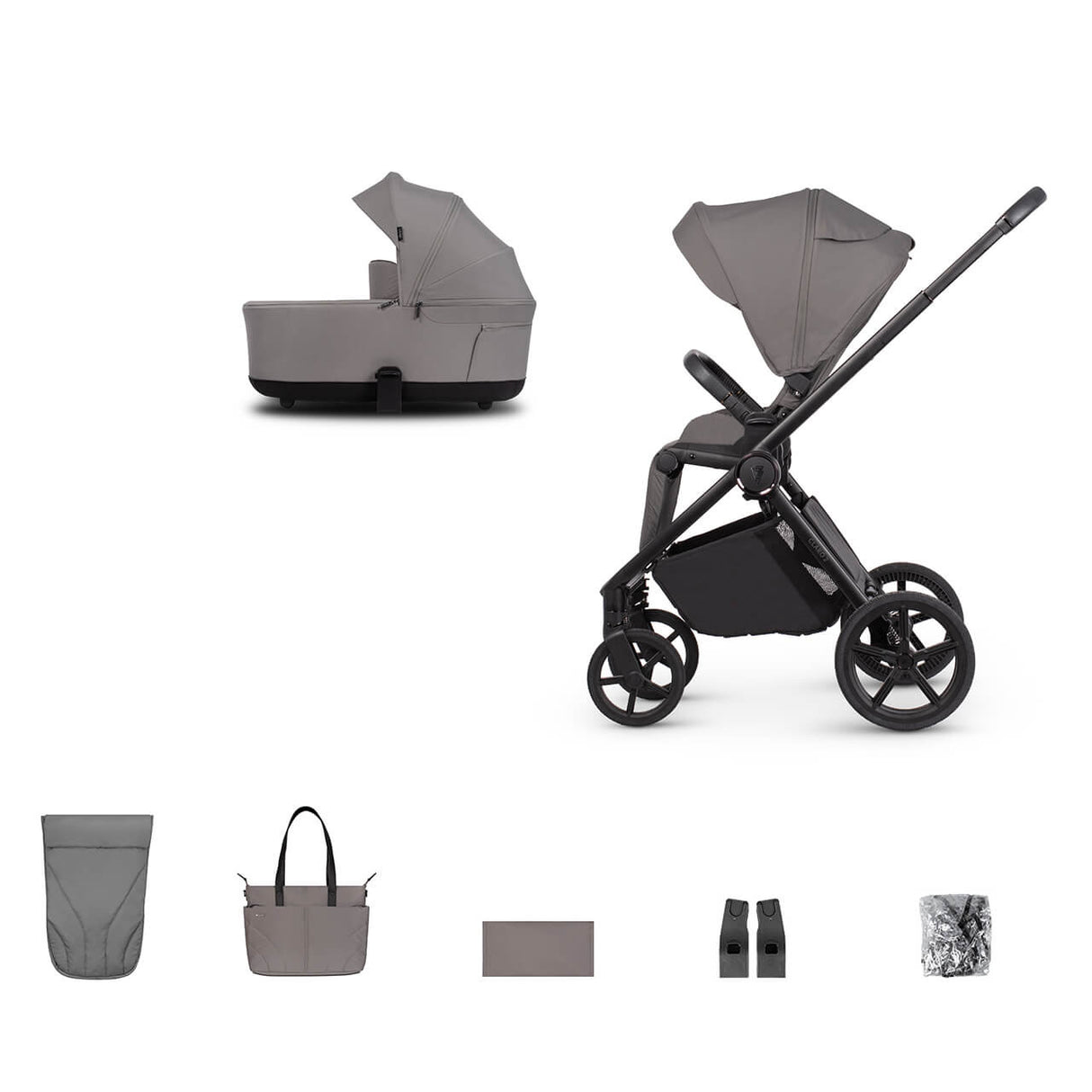 Venicci Claro 2 Pushchair Bundle with Accessories - Fog