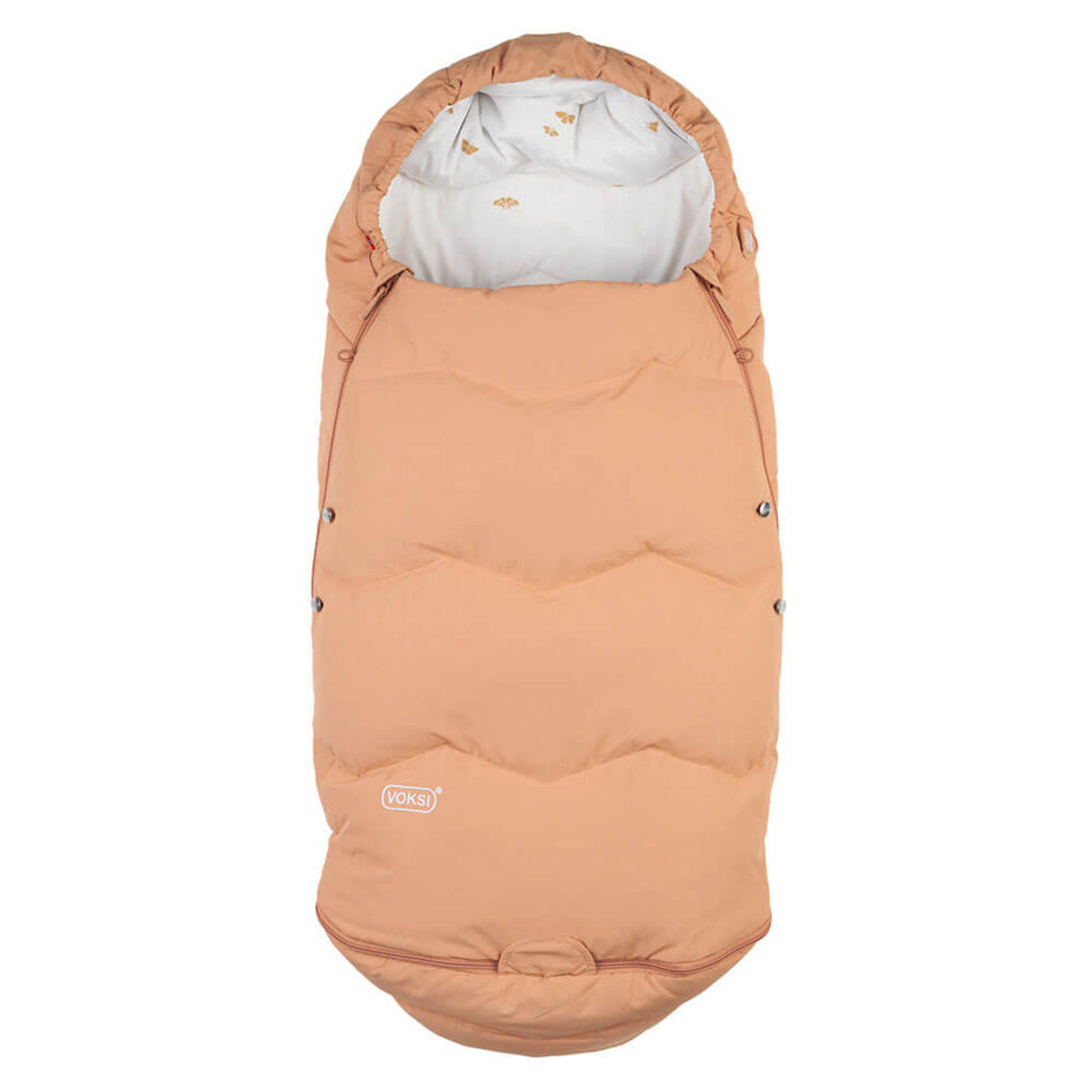 Voksi Explorer All Seasons Universal Pushchair Footmuff - Sand Stone Peach