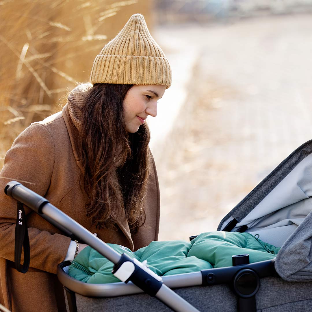 Voksi Explorer All Seasons Universal Pushchair Footmuff - Grass Green