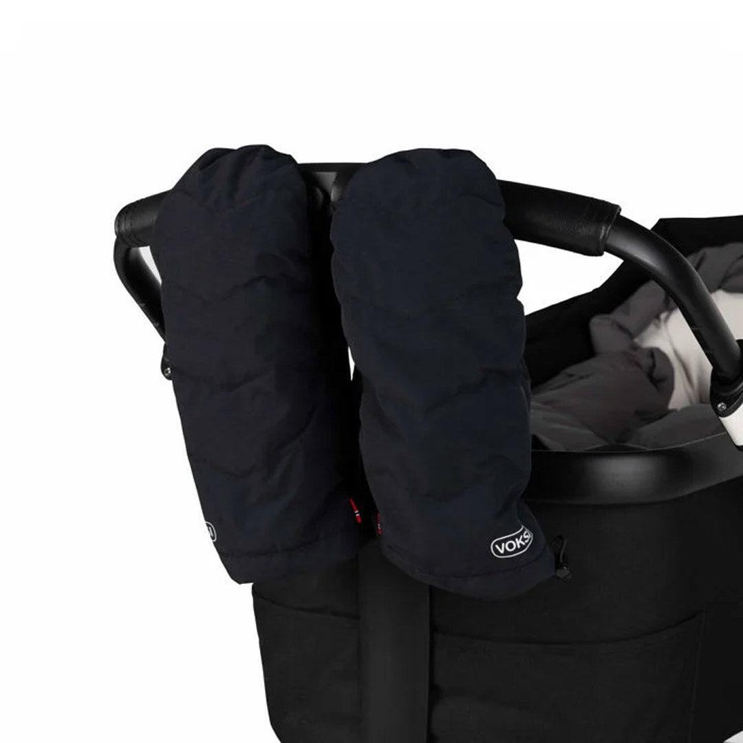 Voksi Pushchair Mittens - Black
