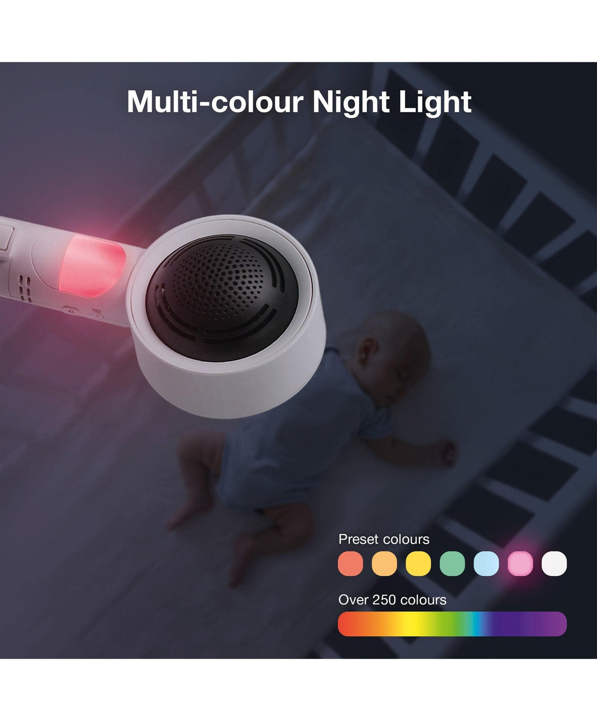 VTech RM7787HD 7″ Over-The-Crib Smart HD Video Baby Monitor