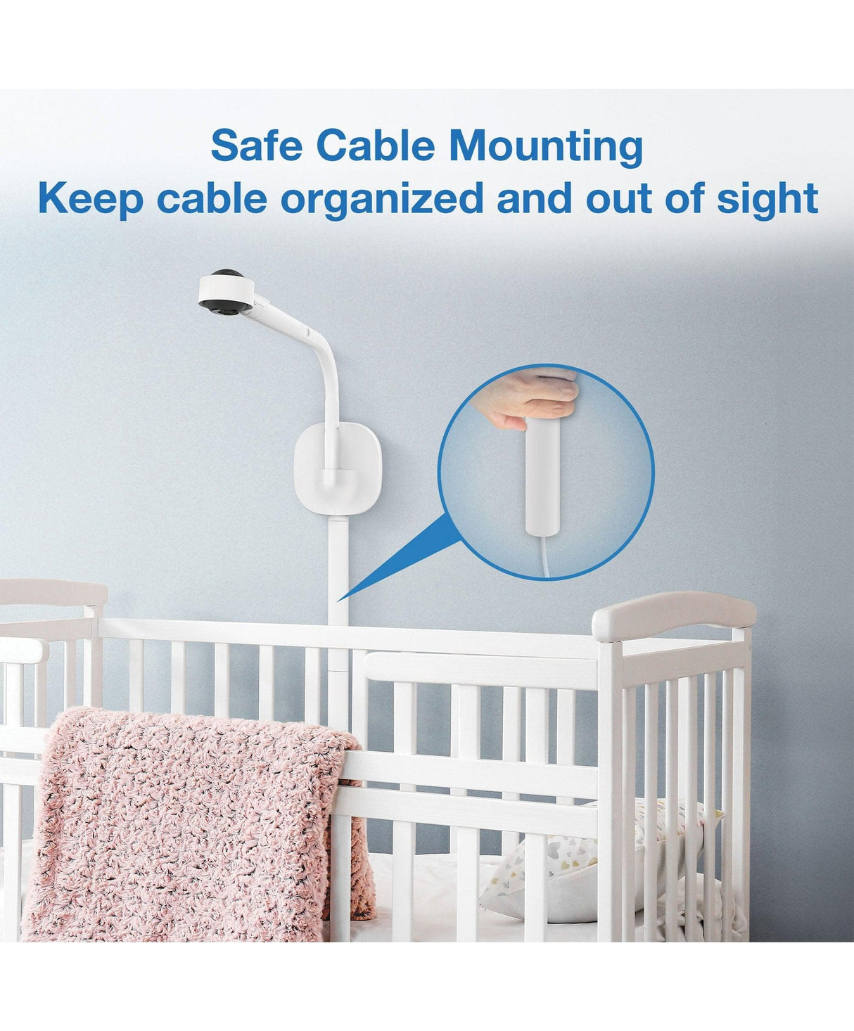 VTech RM7787HD 7″ Over-The-Crib Smart HD Video Baby Monitor