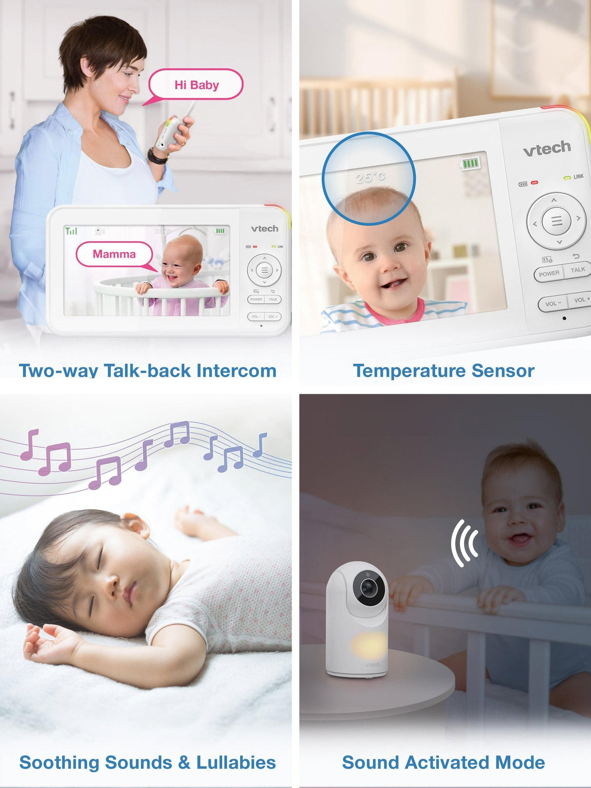 VTech VM5467 5" Video Baby Monitor