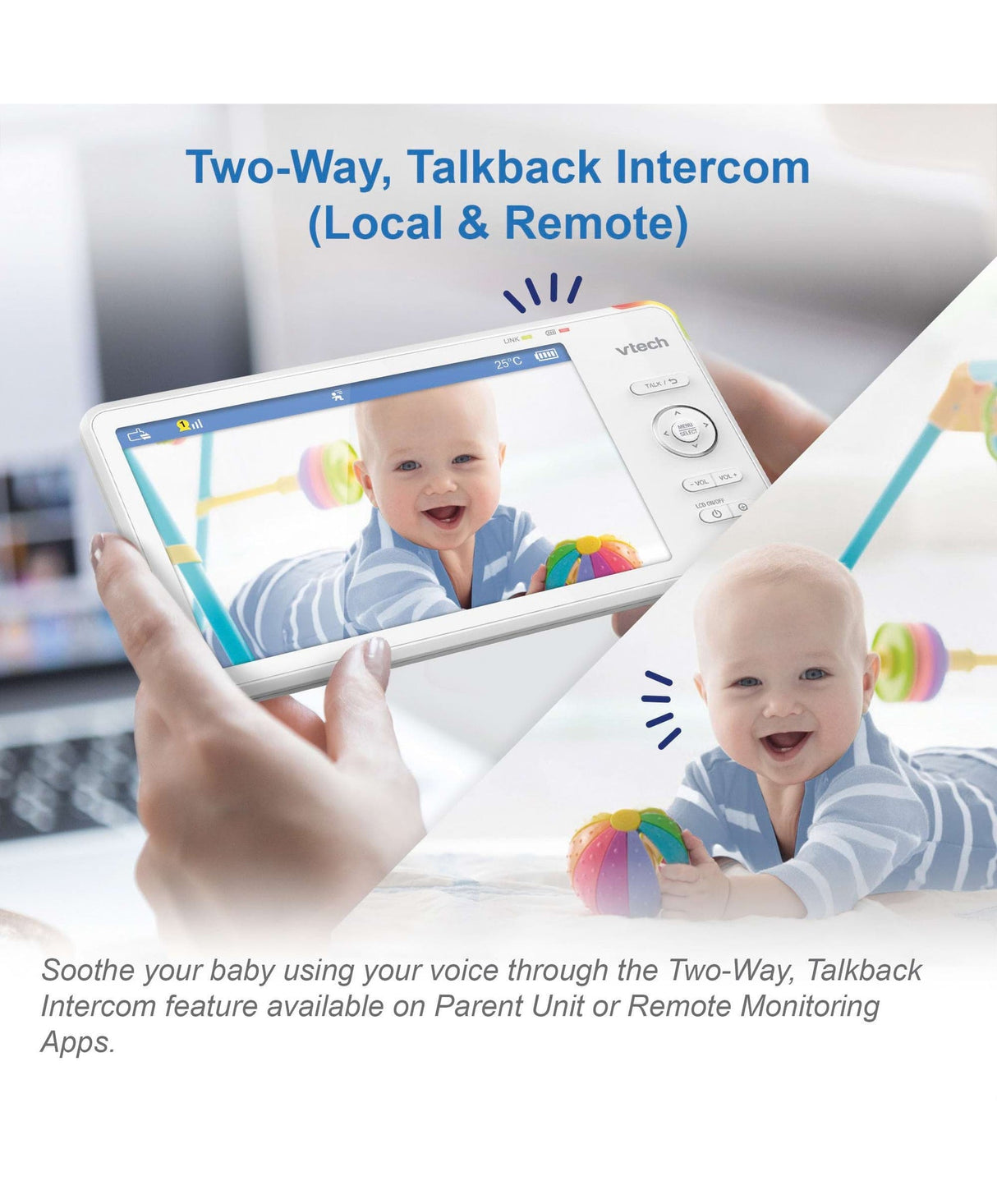 VTech RM7766HD 7" Smart Pan & Tilt Baby Monitor