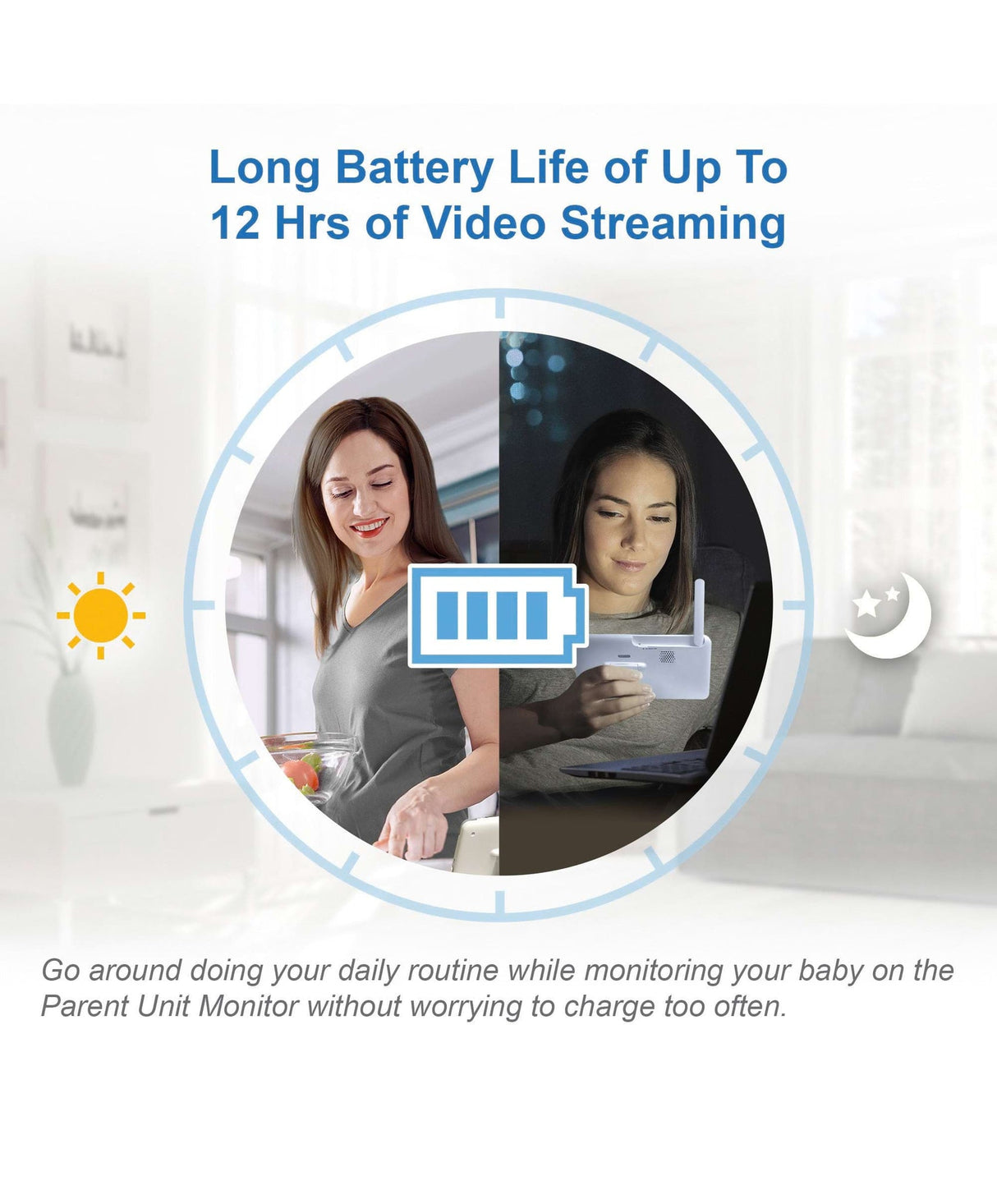 VTech RM7766HD 7" Smart Pan & Tilt Baby Monitor