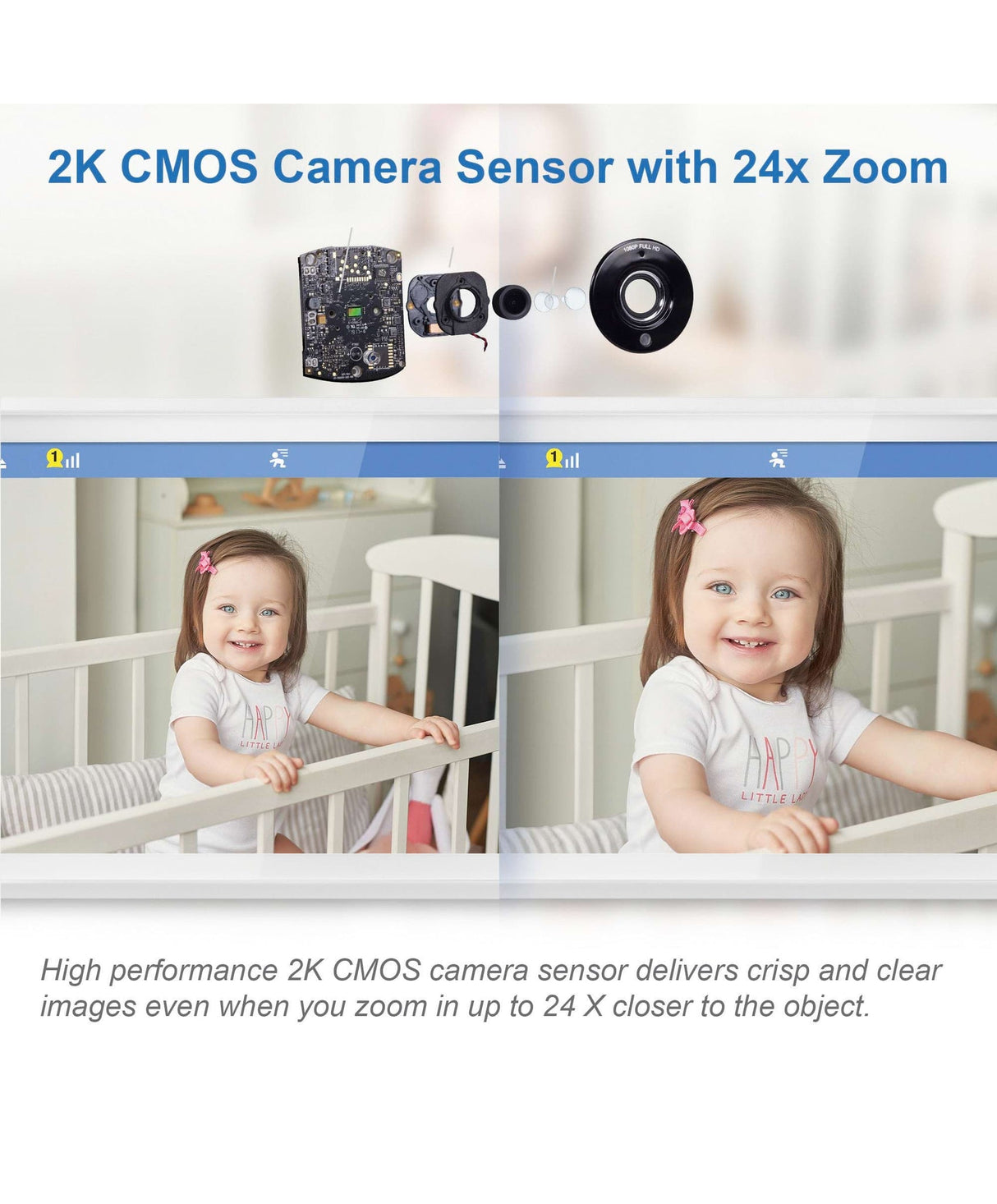 VTech RM7766HD 7" Smart Pan & Tilt Baby Monitor
