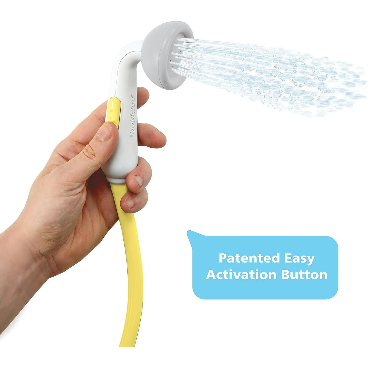 Yookidoo Elephant Water Pump Baby Bath Shower - Yellow