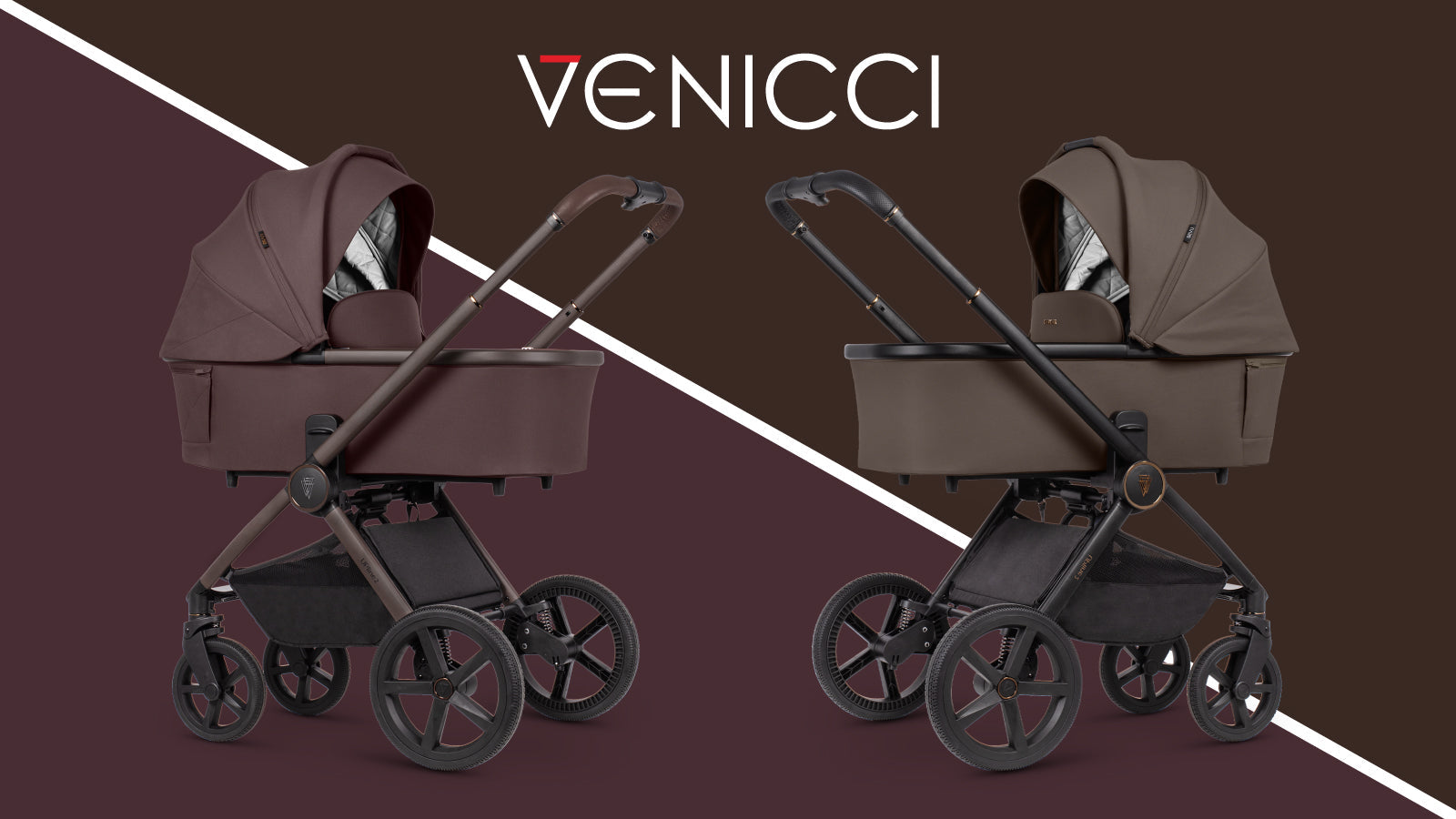 Venicci Upline 2 New Colours: Special Edition Burgundy & In-Store Exclusive Brownie