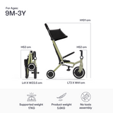 SmarTrike Wonder Trike - Light Olive