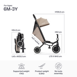 SmarTrike Wonder Max Trike - Stone Beige