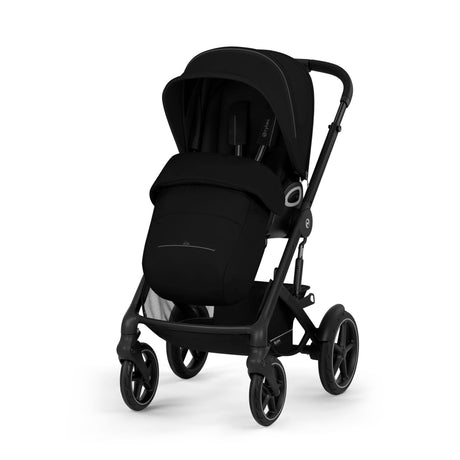 Cybex Talos S Lux Newborn Nest Travel System with Cloud T Car Seat & ISOFIX Base - Moon Black