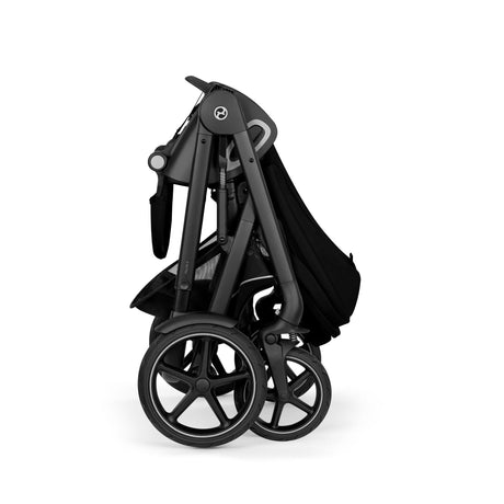 Cybex Talos S Lux Newborn Nest Travel System with Cloud T Car Seat & ISOFIX Base - Moon Black
