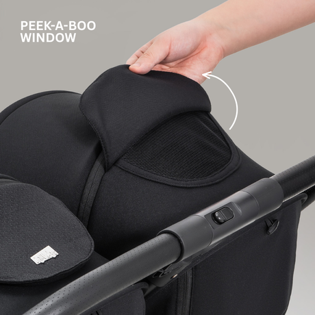 Jovikids Ayla Double Pushchair - Urban Black