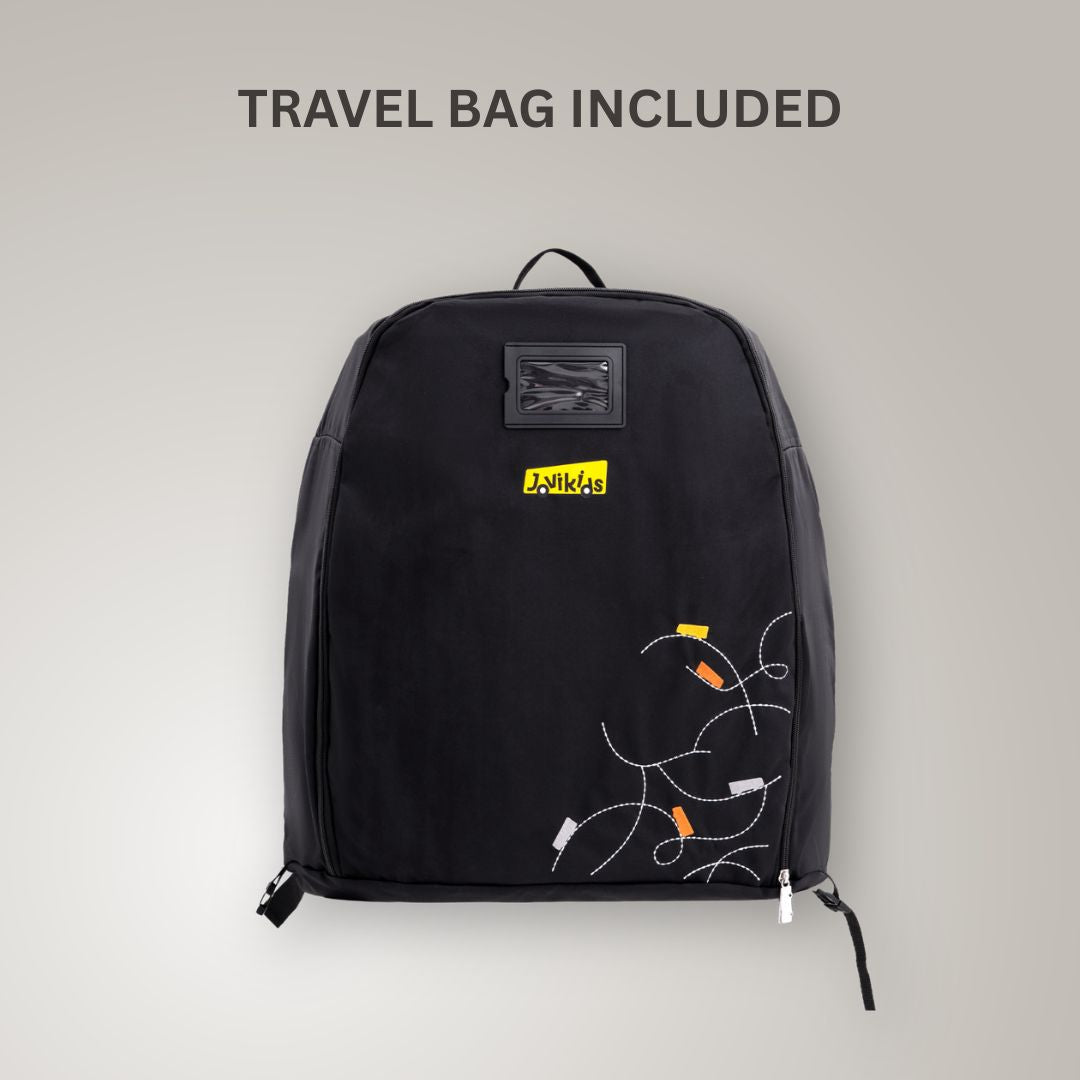 Jovikids Rober+ Folding High Back Booster - Milkstone