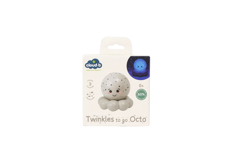 Cloud B Twinkles to Go Octo Nightlight Projector - Grey