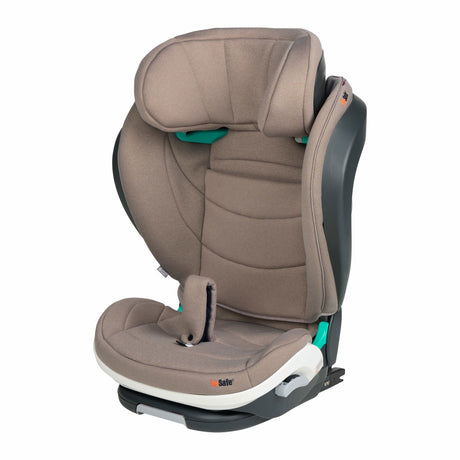 BeSafe Flex FIX 2 High Back Booster - Dark Sand Soft Breeze
