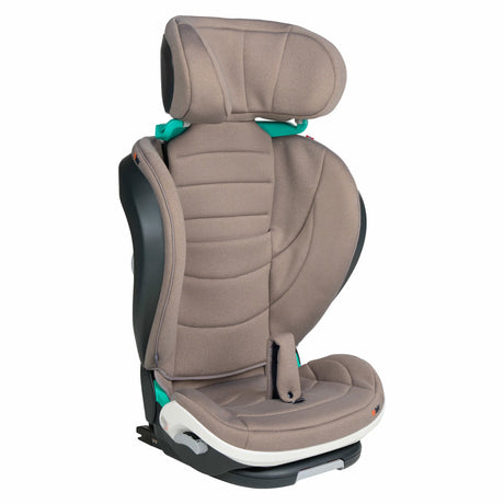 BeSafe Flex FIX 2 High Back Booster - Dark Sand Soft Breeze