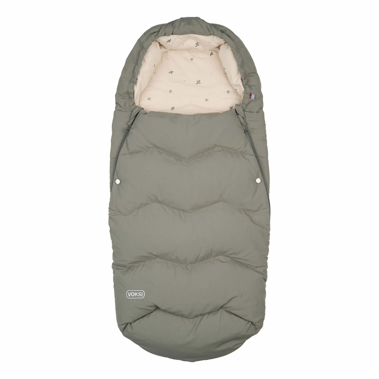 Voksi Explorer All Seasons Universal Pushchair Footmuff - Meadow Green Clover