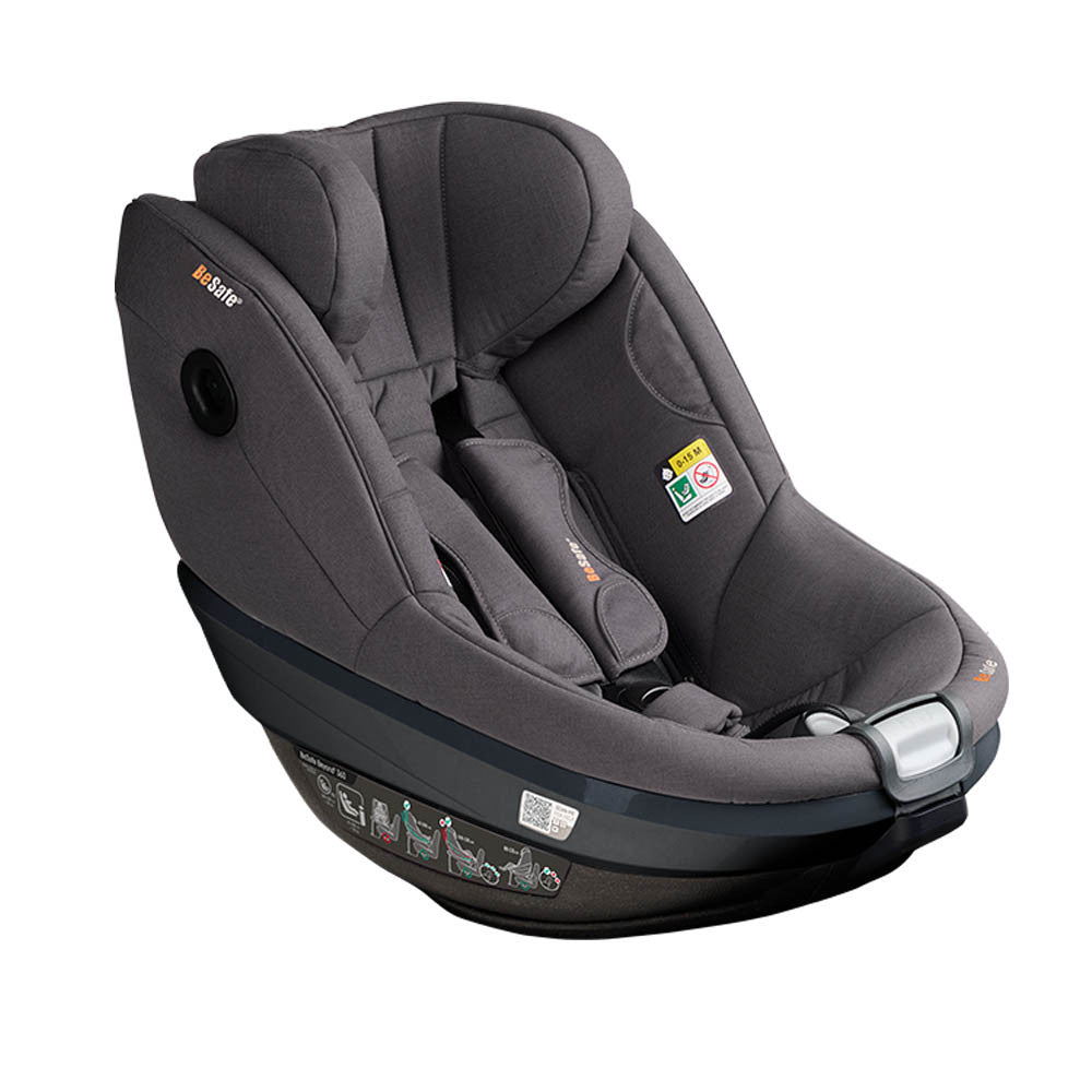 BeSafe Beyond 2 360 Car Seat - Dark Grey Melange