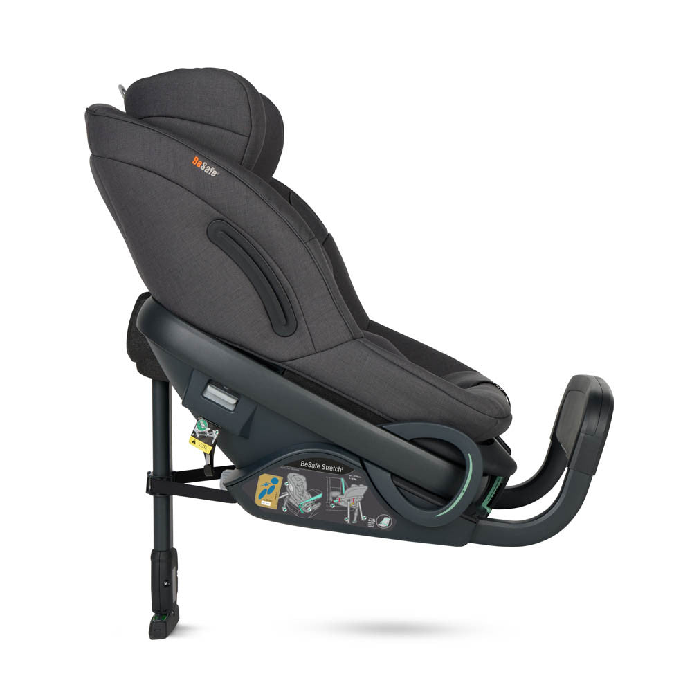 BeSafe Stretch 2 Car Seat - Dark Grey Melange
