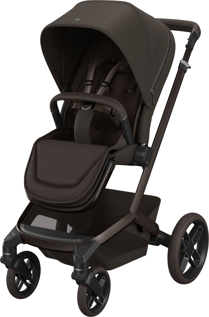 Maxi Cosi Fame 2026 Ultimate Travel System With Coral Slide Pro & Slide Pro Base - Espresso Brown