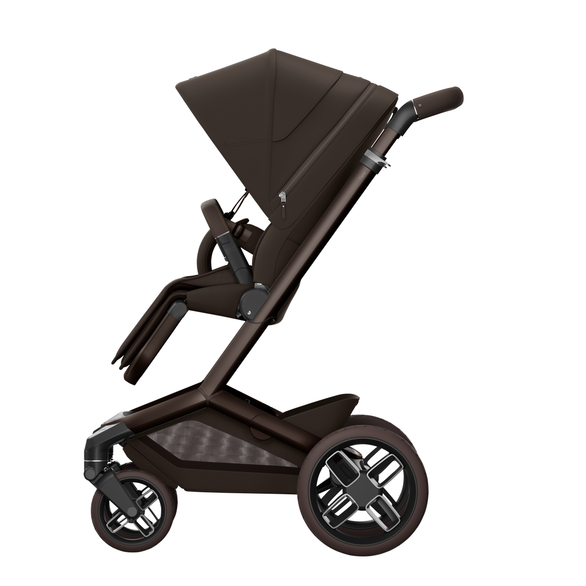 Maxi Cosi Fame 2026 Ultimate Travel System With Coral Slide Pro & Slide Pro Base - Espresso Brown
