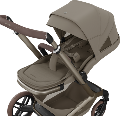 Maxi-Cosi Fame 2026 Premium Travel System with Pebble Slide Pro and Slide Pro Base - Oak Truffle