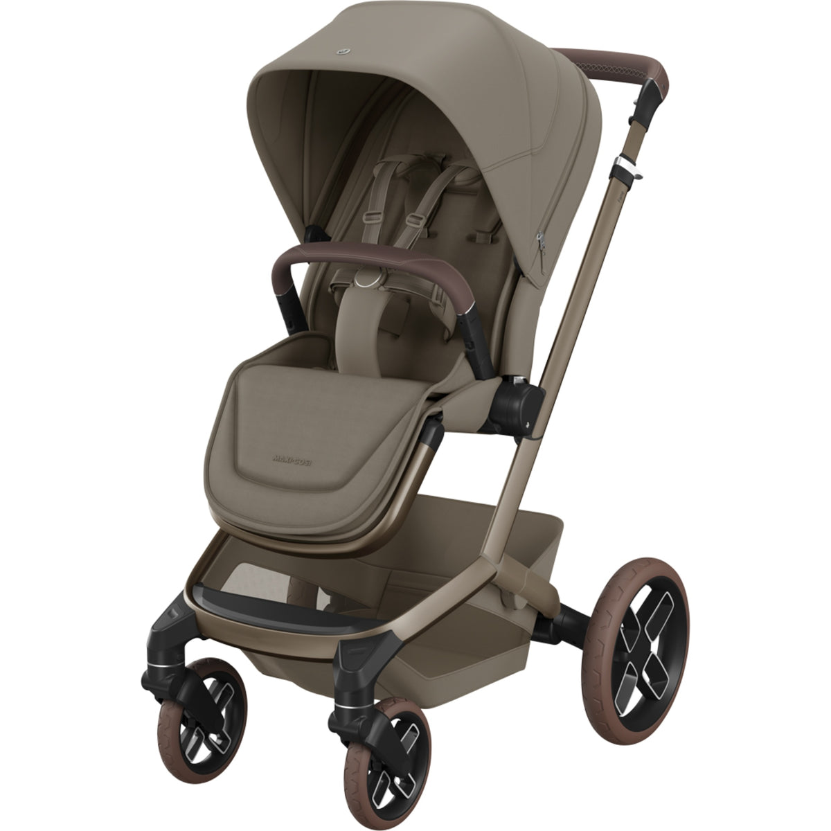 Maxi-Cosi Fame 2026 Premium Travel System with Pebble Slide Pro and Slide Pro Base - Oak Truffle