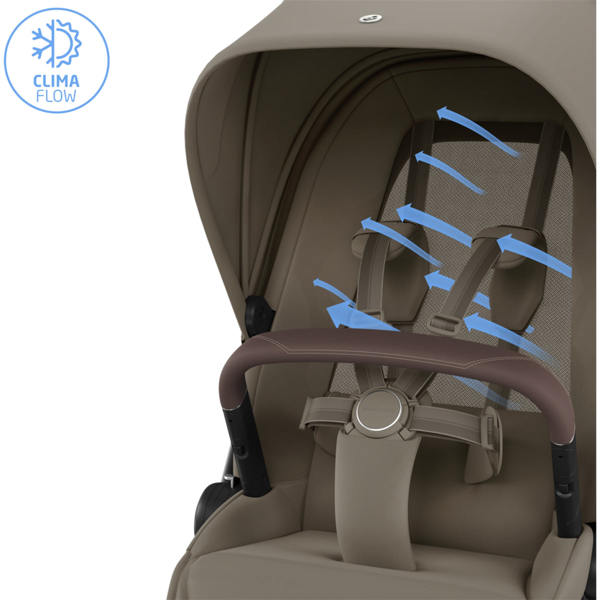 Maxi-Cosi Fame 2026 Premium Travel System with Pebble Slide Pro and Slide Pro Base - Oak Truffle