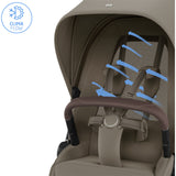 Maxi-Cosi Fame 2026 Premium Travel System with Pebble Slide Pro and Slide Pro Base - Oak Truffle