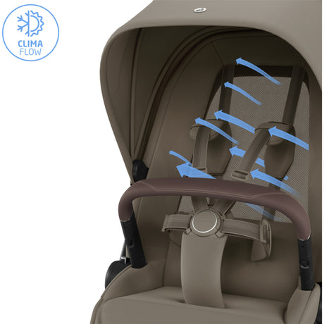 Maxi-Cosi Fame 2026 Premium Travel System with Pebble Slide Pro and Slide Pro Base - Oak Truffle