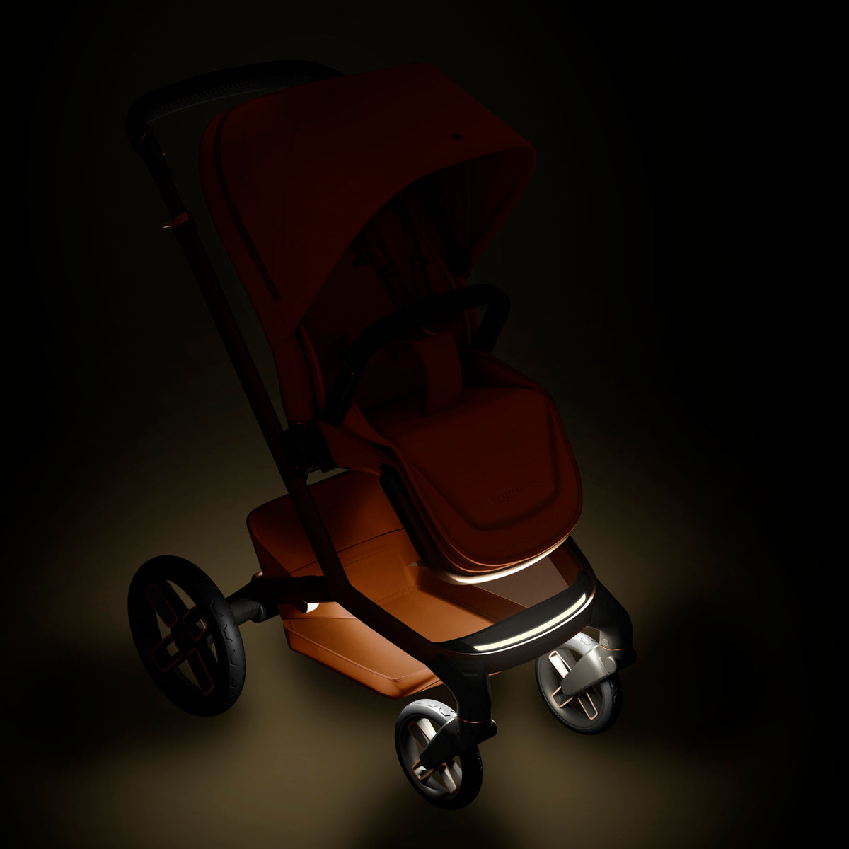 Maxi-Cosi Fame 2026 Premium Travel System with Pebble Slide Pro and Slide Pro Base - Copper Terra